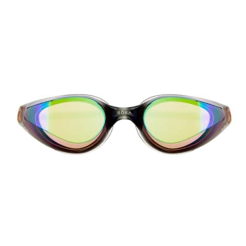 ROKA R1 Anti-Fog Swim Goggles with RAPIDSIGHT Razor Sharp Optics - Mirror and Non-Mirror